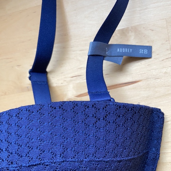 Aerie navy blue lightly lined Audrey bra 32DD - Picture 3 of 14